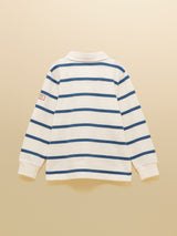 Joules Rugby Shirt - Creme & Navy