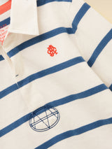 Joules Rugby Shirt - Creme & Navy