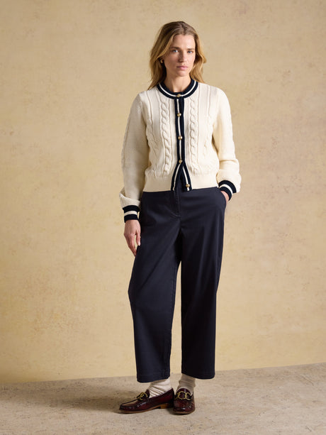 Joules Wide Leg Chino - Navy*