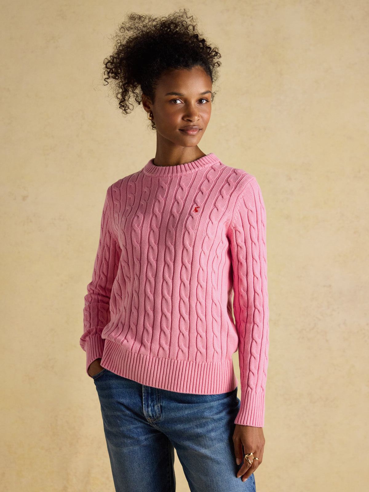 Joules Classic Cable - Pink
