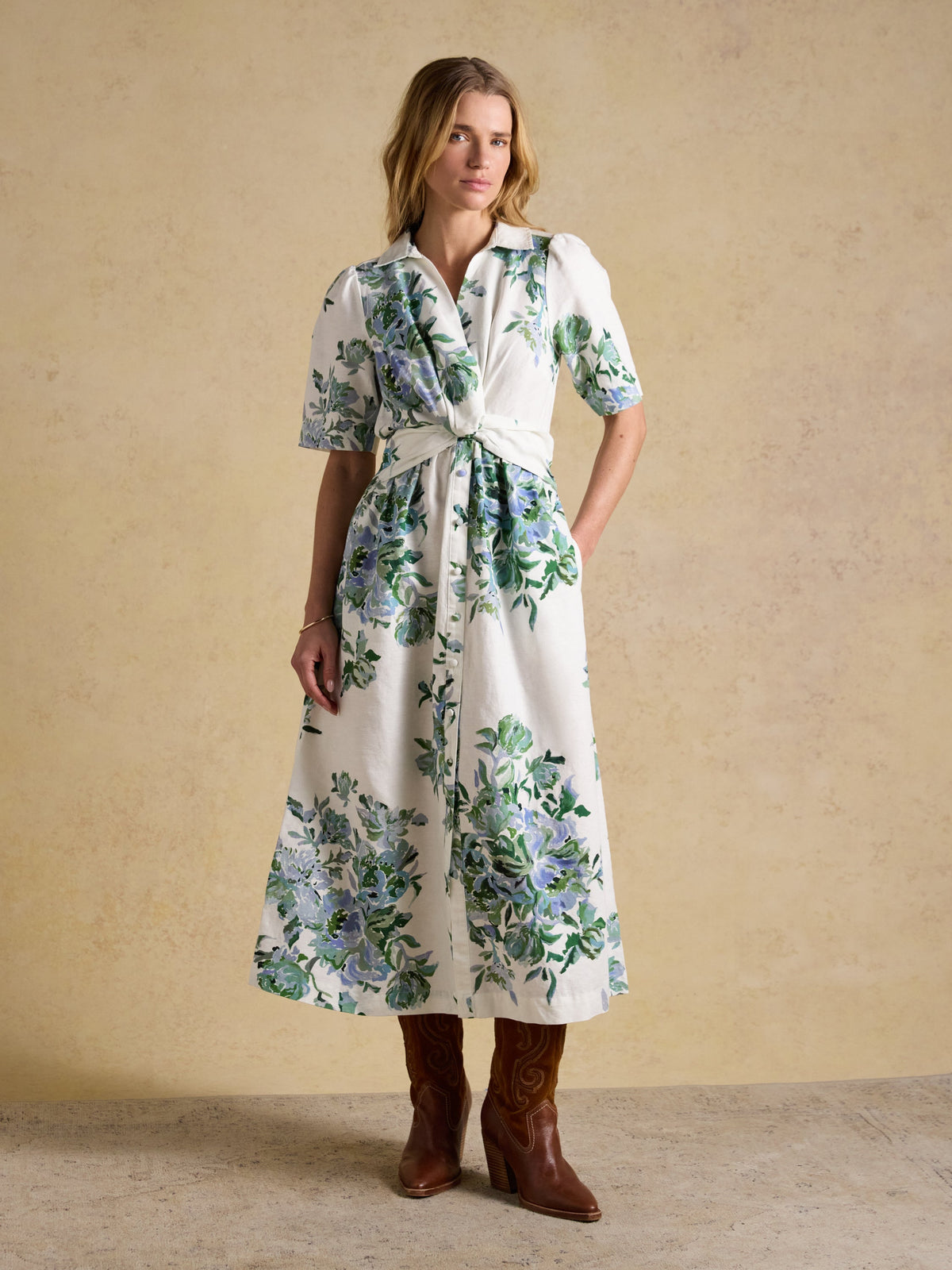 Joules Marine Dress - Floral*