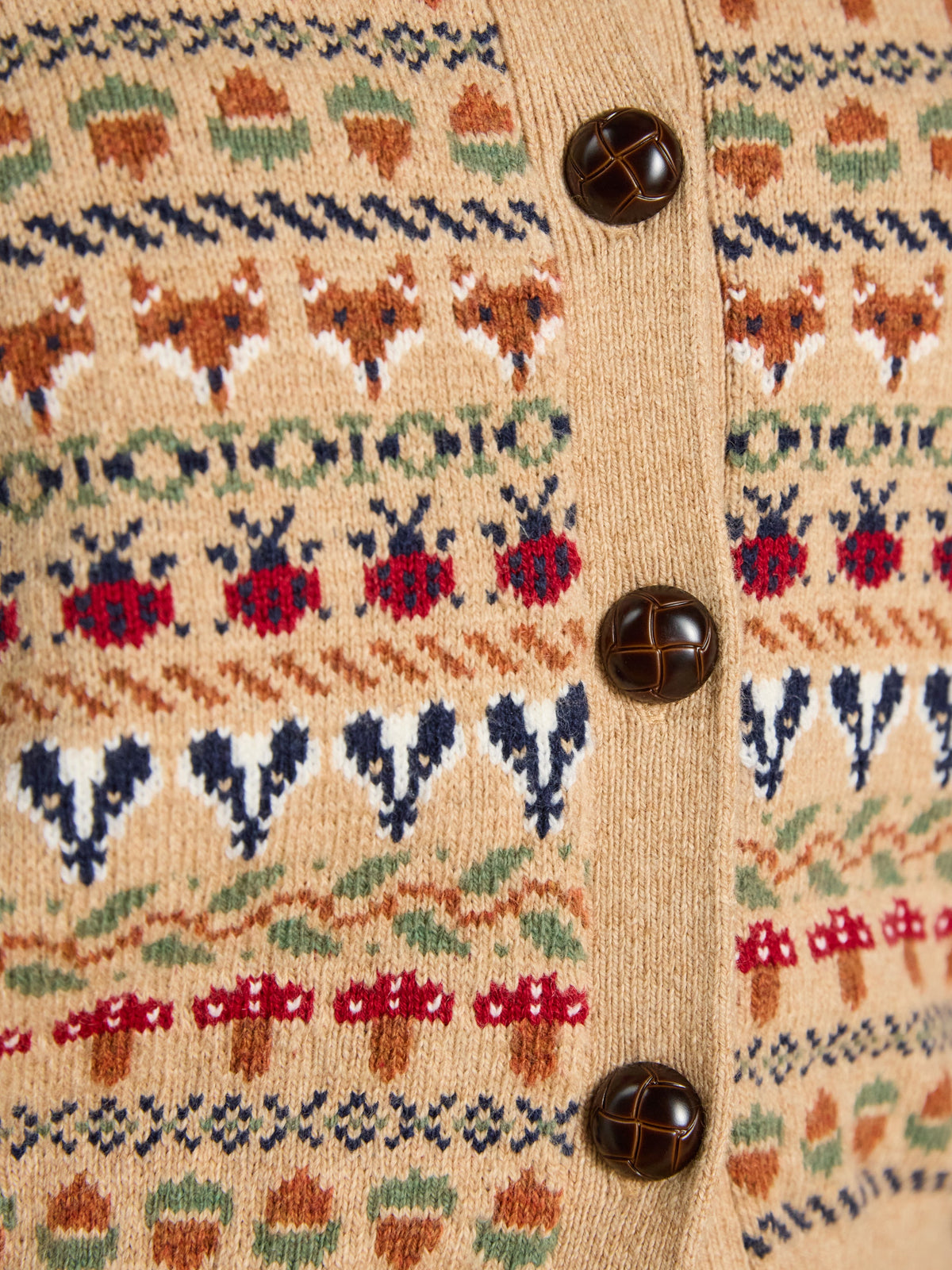 Joules Woodland Cardigan - Oatmeal