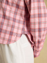 Joules Cropped Oxford Shirt - Pink