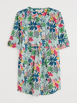 Seasalt Op Art Tunic - Seaweed Flower Chalk