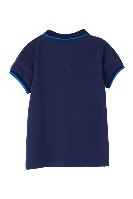 Lighthouse Pier SS - Navy & Blue Tractor