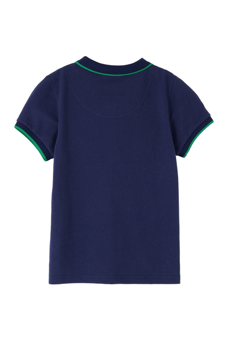 Lighthouse Pier SS - Navy & Green Tractor