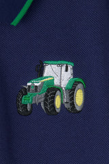 Lighthouse Pier SS - Navy & Green Tractor