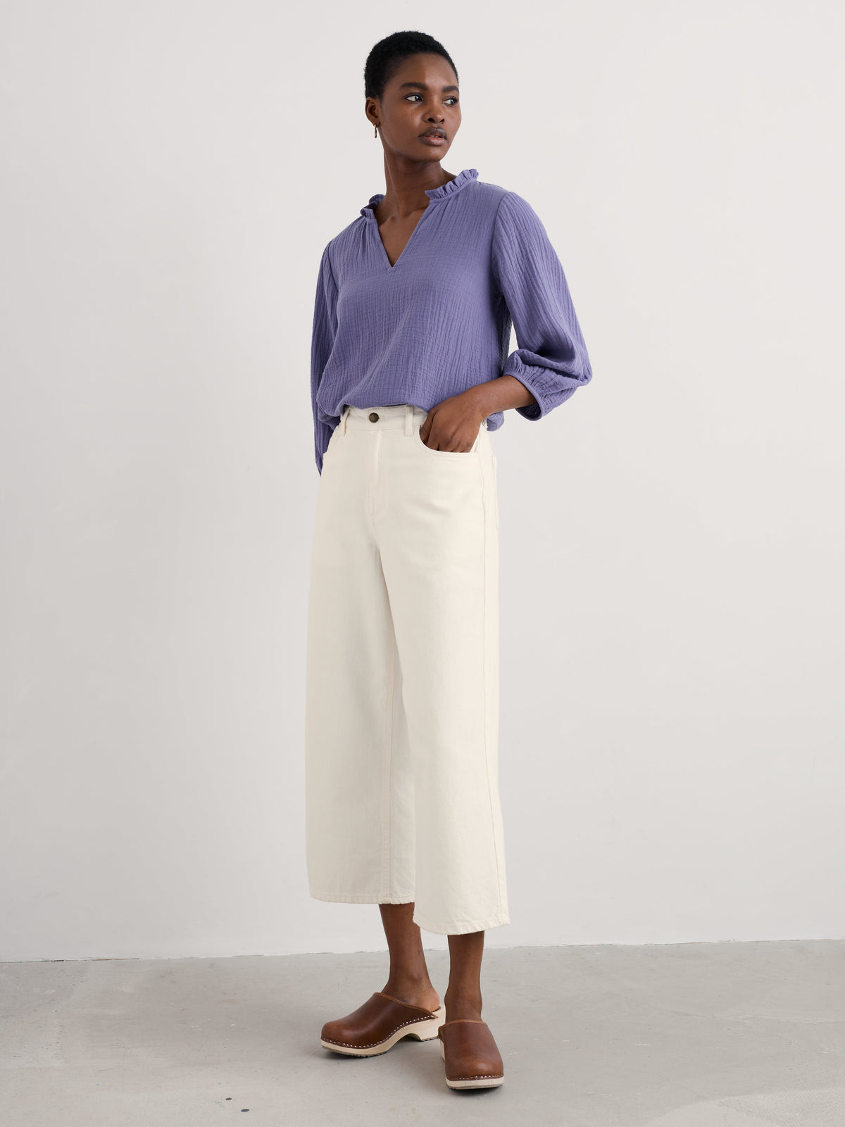 Seasalt Portrait Top - Bilberry