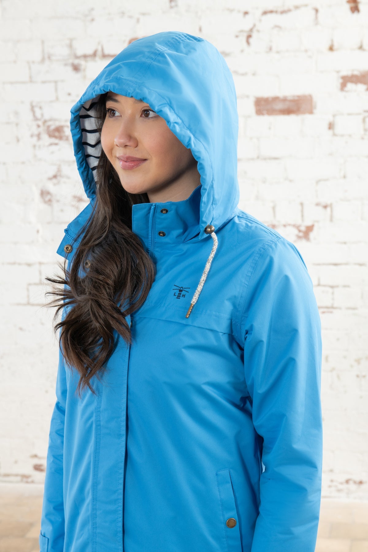 Lighthouse Ladies Beachcomber Coat - Azure Blue