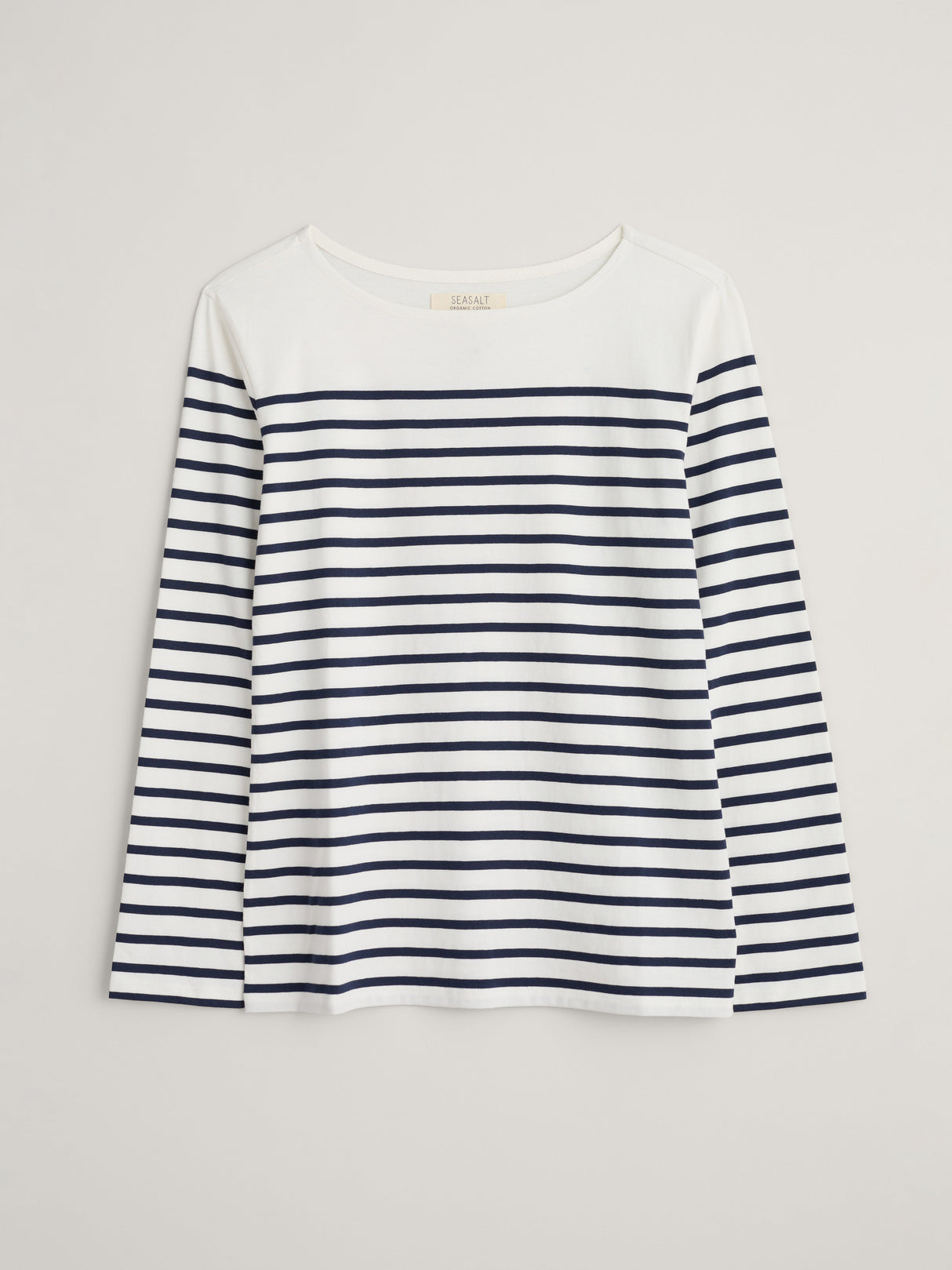 Seasalt Sailor Shirt - Falmouth Breton Maritime Chalk