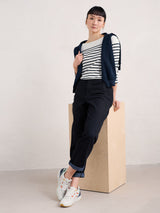 Seasalt Sailor Shirt - Falmouth Breton Maritime Chalk