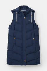 Lighthouse Savannah Ladies Long Gilet - Navy