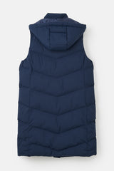 Lighthouse Savannah Ladies Long Gilet - Navy