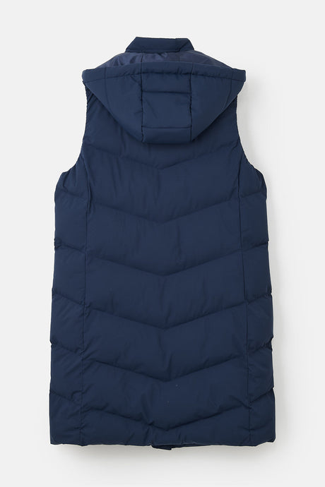 Lighthouse Savannah Ladies Long Gilet - Navy