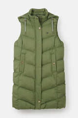 Lighthouse Savannah Ladies Long Gilet - Olive