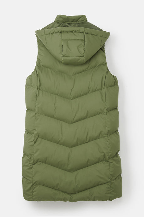 Lighthouse Savannah Ladies Long Gilet - Olive