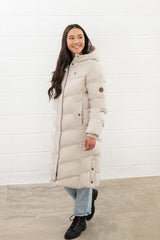 Lighthouse Savannah Ladies Long Coat - Irish Cream