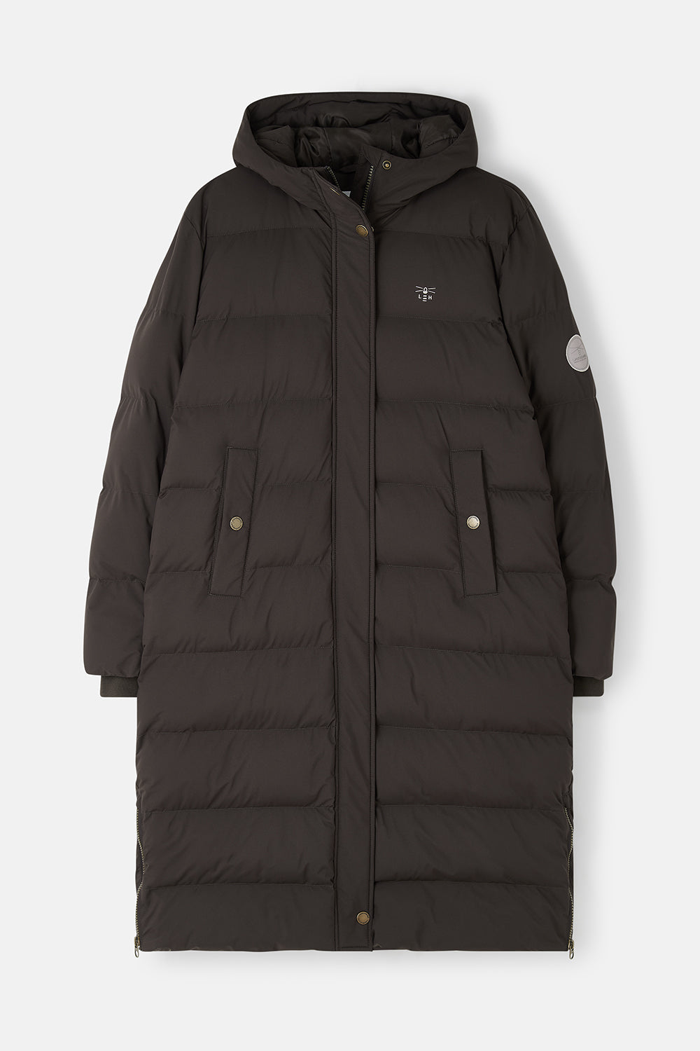 Lighthouse Savannah Ladies Long Coat - Cocoa