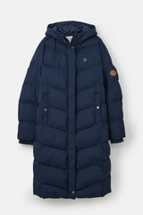 Lighthouse Savannah Ladies Long Coat - Navy