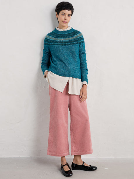 Seasalt Spruce Frost Mohair Jumper - Swirling Lake MIx