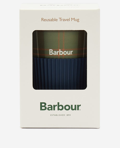 Barbour Reusable Tartan Travel Mug - Classic Tartan