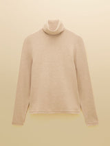 Joules Warm Handle Rib Roll Neck - Oat Marl