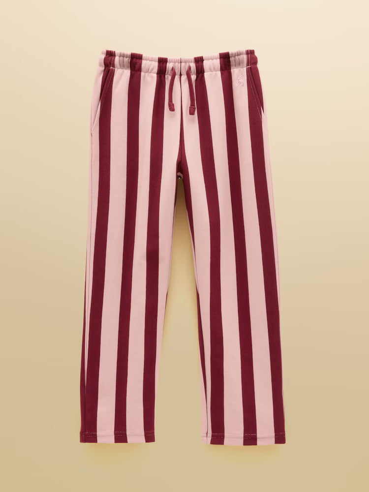 Joules Pull on Trousers - Pink Stripe