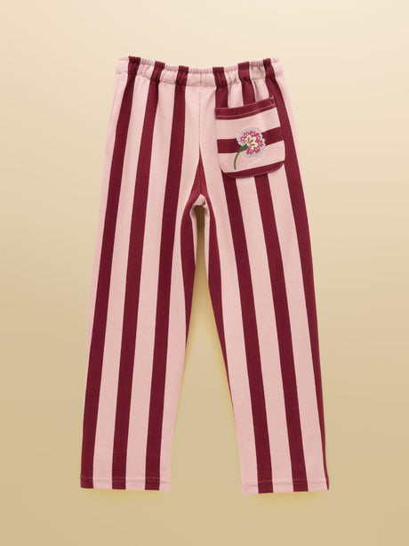 Joules Pull on Trousers - Pink Stripe