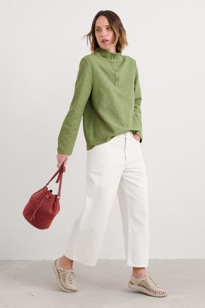 Seasalt Last Boat Sweatshirt - Moss