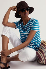 Seasalt Sailor T-Shirt - Breton Waterscape