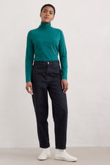 Seasalt Towan Barrel Leg Jean - Inkwell Overdye High Twist