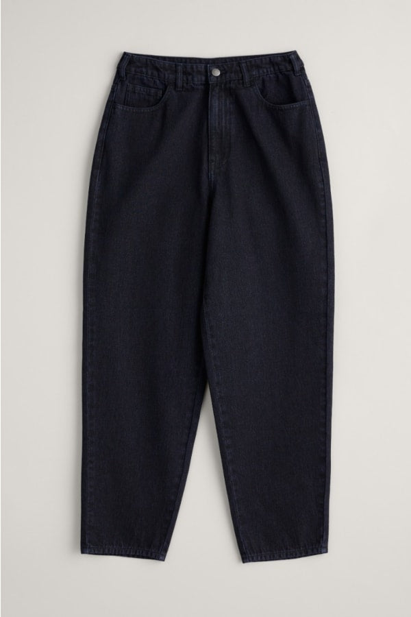 Seasalt Towan Barrel Leg Jean - Inkwell Overdye High Twist