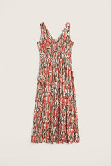 Seasalt Polmanter Dress - Red Hot Poker Chalk