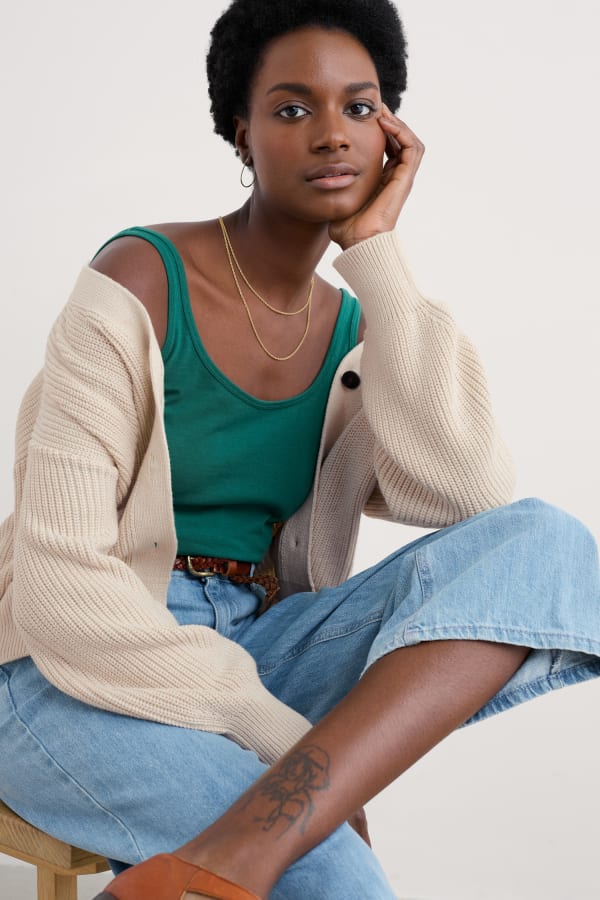 Seasalt Tidal Drift Vest - Pine Shoots