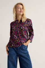Seasalt Watercolour Sketch Top - Inky Botanical Maritime*
