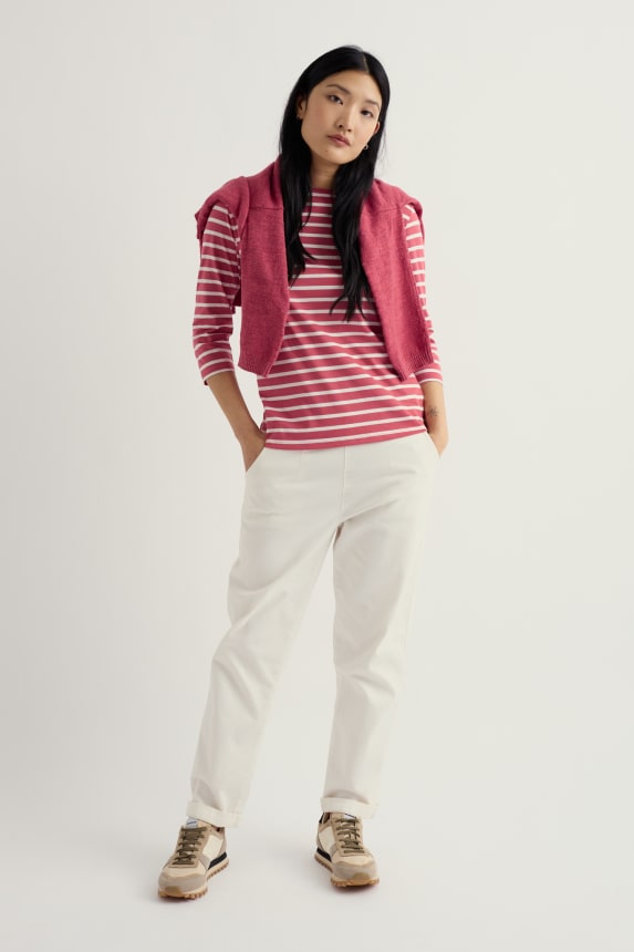 Seasalt Sailor Top - Breton Echinacea