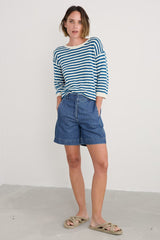 Seasalt Knavock Jumper - Mini Cornish Sailor Ecru