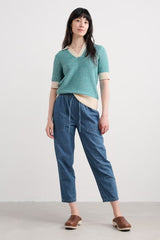 Seasalt Reed Bunting Top - Downwind Chalk Emulsion