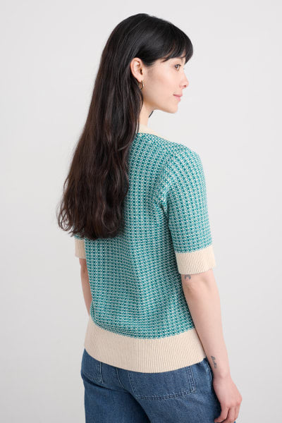 Seasalt Reed Bunting Top - Downwind Chalk Emulsion