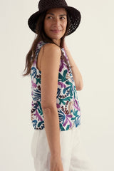 Seasalt Colour Study Top - Inky Fronds Chalk Mix