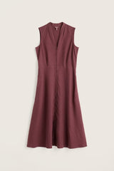 Seasalt Sleeveless Carved Wood Dress - Cacao