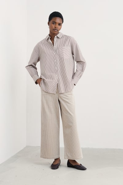 Sea Path Shirt - Mini Sunrise Elderberry