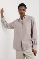 Sea Path Shirt - Mini Sunrise Elderberry