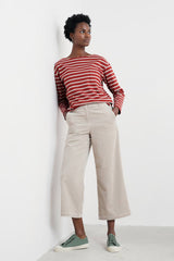 Seasalt Beach Boat Top - Breton Red Sail Chalk