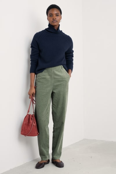 Seasalt Trethornes Trouser - Dusky Green
