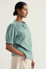 Seasalt Shore Path Shirt - Sardine
