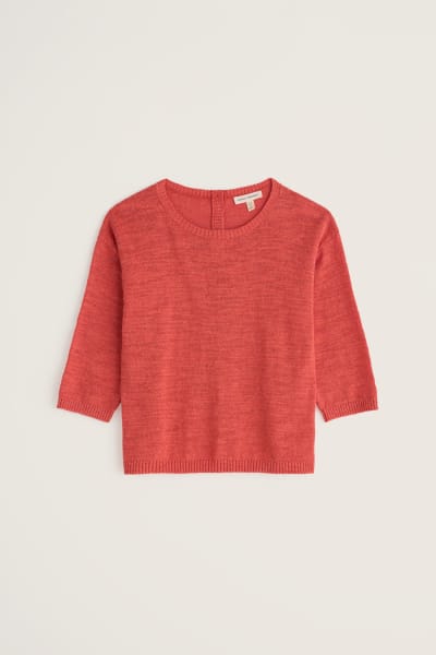 Seasalt Knavock Jumper Plain - Crab Claw