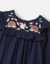 Joules Skyler Woven Romper and Tights Set