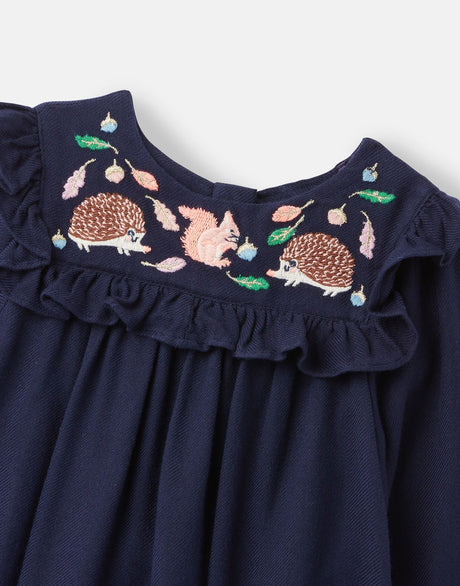 Joules Skyler Woven Romper and Tights Set