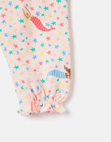 Joules Miriam Printed Frill Romper - Mermaid Star Jasmine*